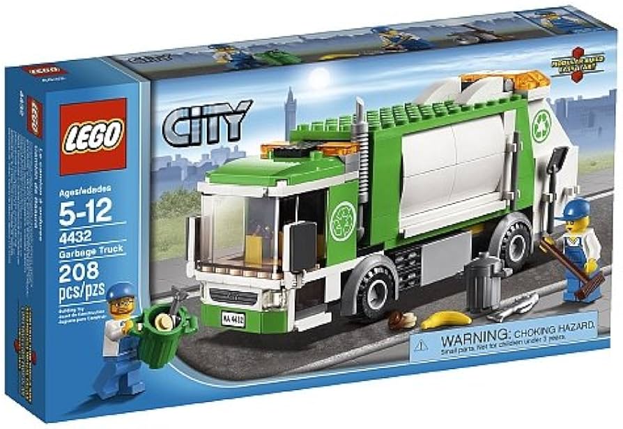 The 4432 LEGO CITY garbage truck is part of the list of all LEGO garbage and recycling truck sets ever released.