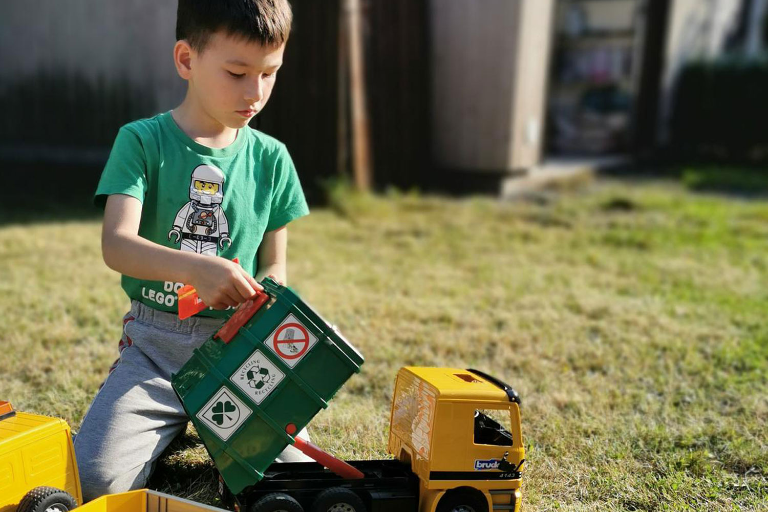 Why are Children Fascinated by Garbage Trucks?